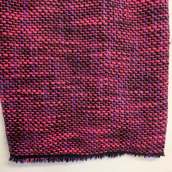 Escada Sport Persian Tweed Sleeved Dress Old Money Purple Pink Raspberry Shift - Picture 9 of 10